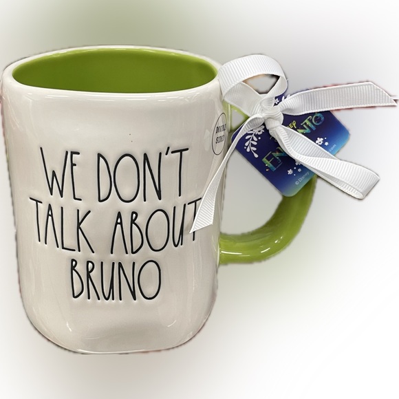NWT Rae Dunn Disney Double-Sided Encanto Mug - “We Don’t Talk About Bruno” 💚 - Picture 5 of 5